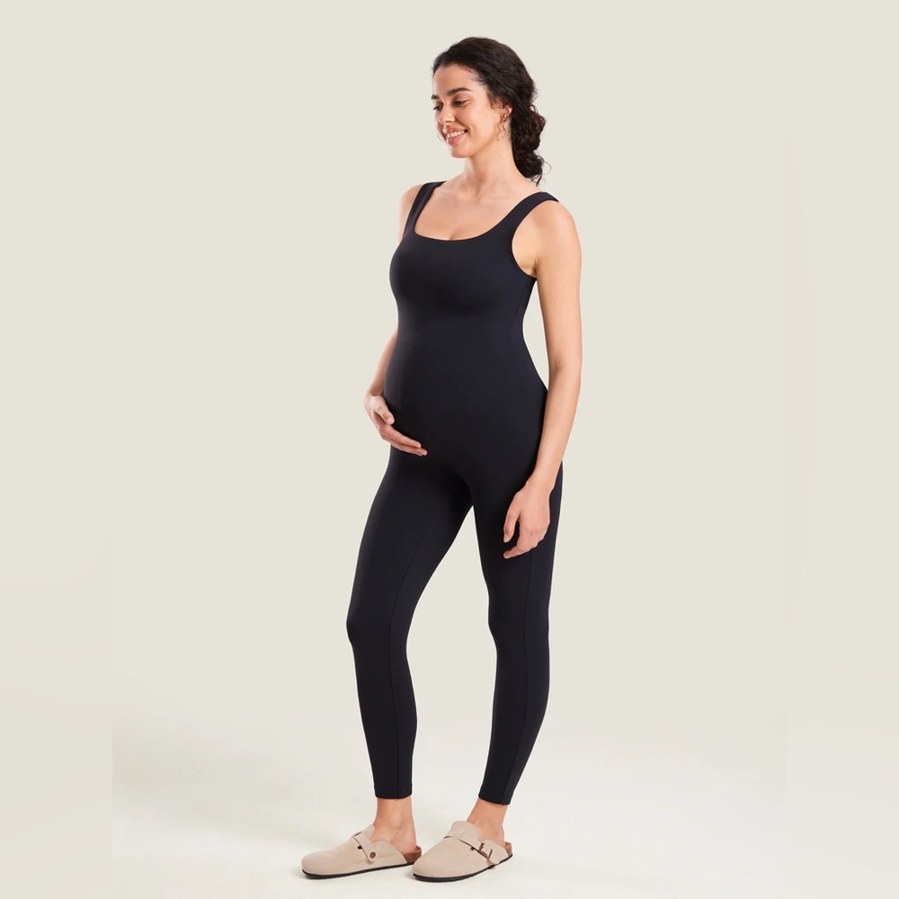 Maternity Black Seamless Jumpsuit NWT